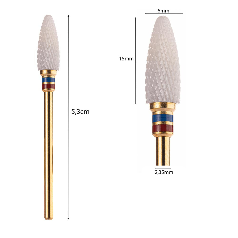 Left-Handed drill bit Ceramic, Corn