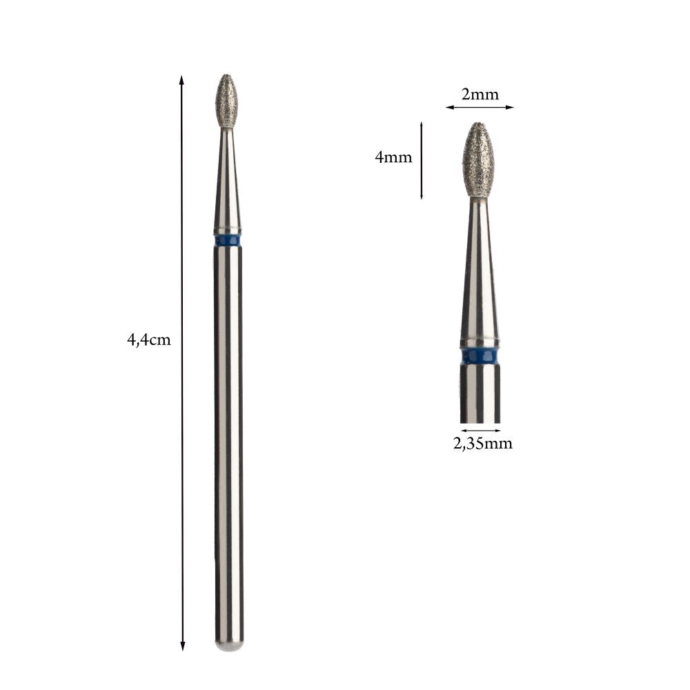 Drop diamond drill bit 1.8mm Red/Blue (ETZGHER)