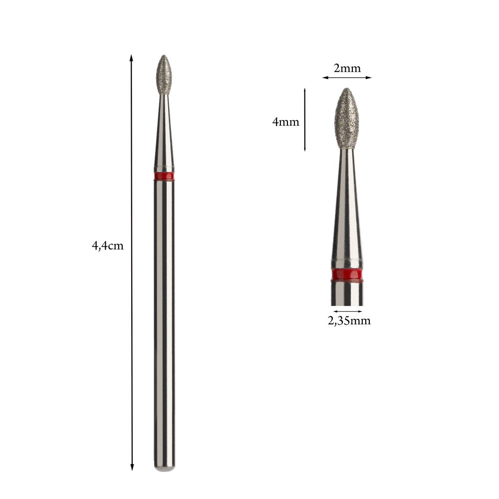 Drop diamond drill bit 1.8mm Red/Blue (ETZGHER)