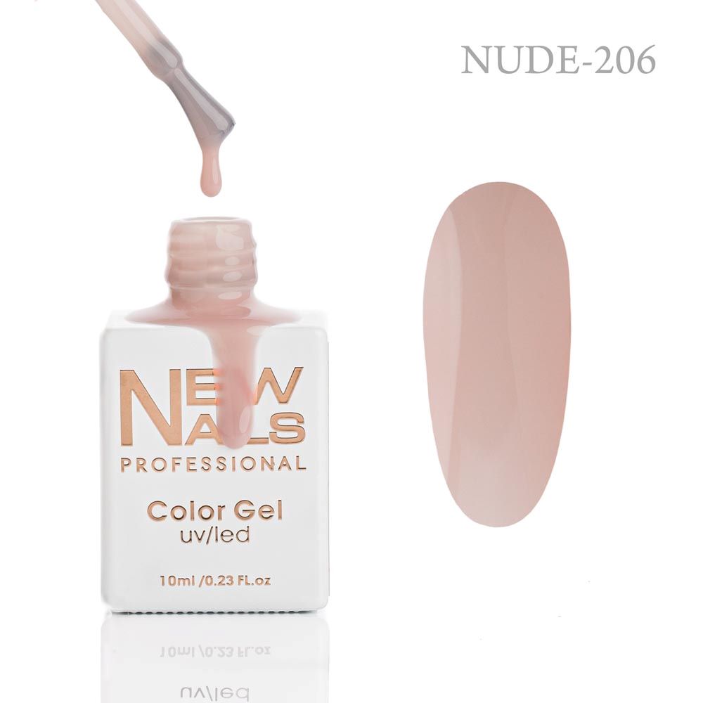 Esmalte en gel nude 206