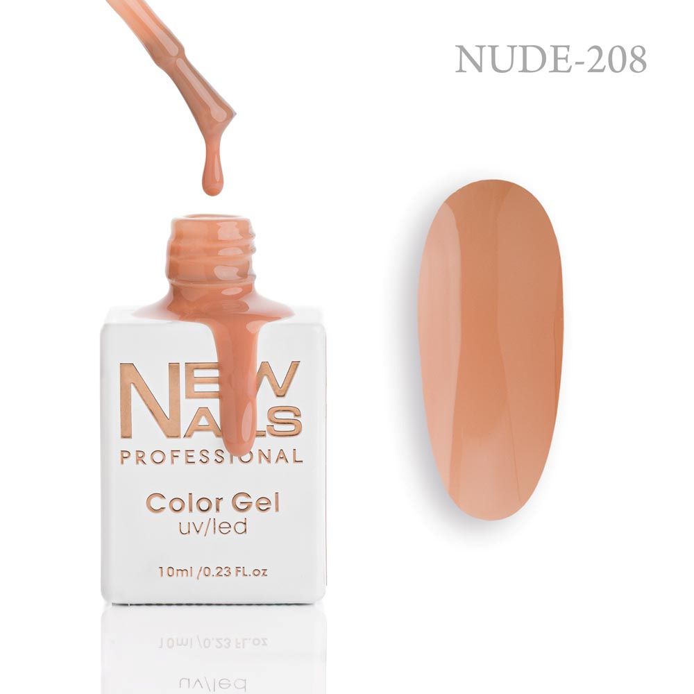 Esmalte en gel nude 208