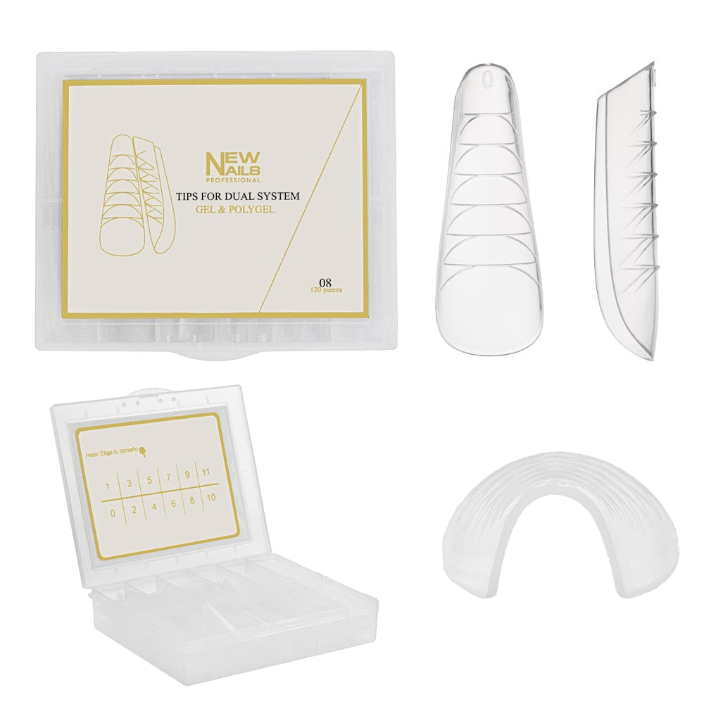 Professional Dual System Nail Forms - 120pc