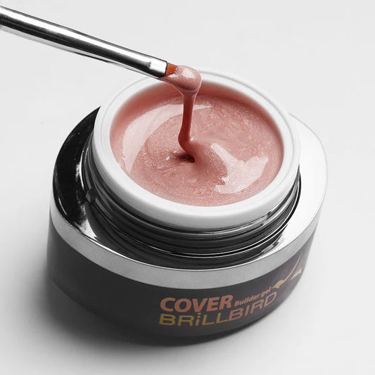 Gel rosa Cover Builder - Brillante