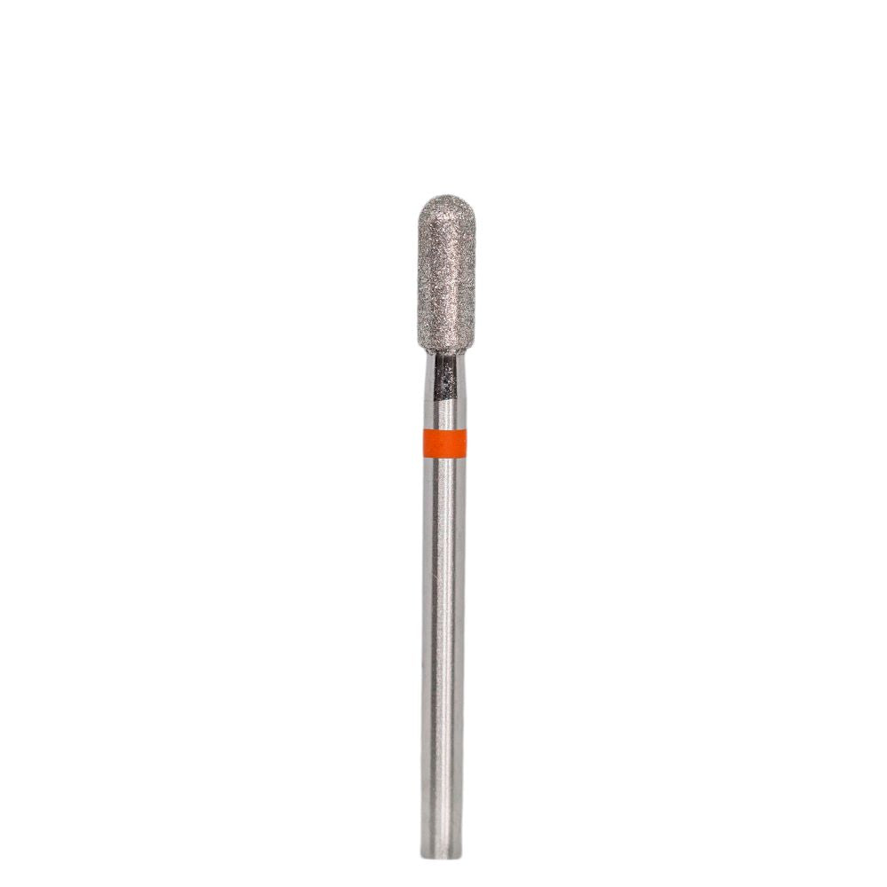 KMIZ diamond rounded cylinder nail drill bit red for nail preparation and cuticle work