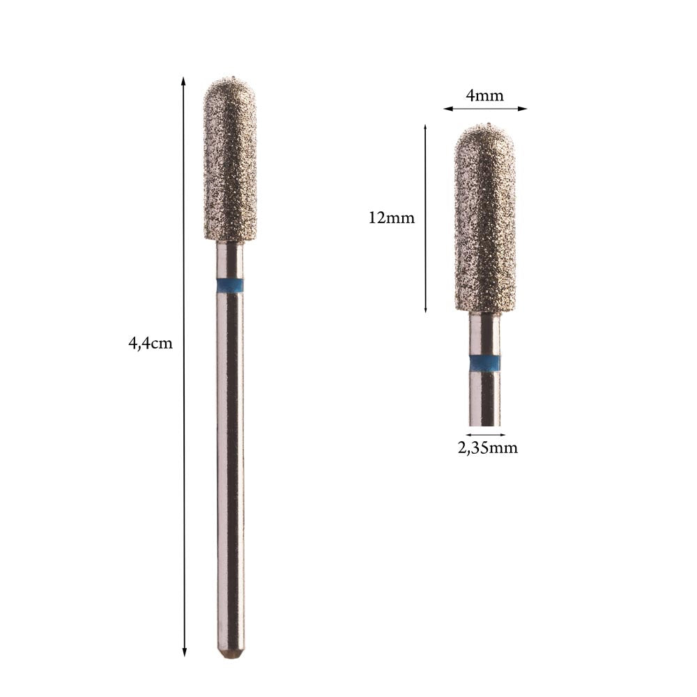 Microphone Diamond Bur 4mm Red/Blue