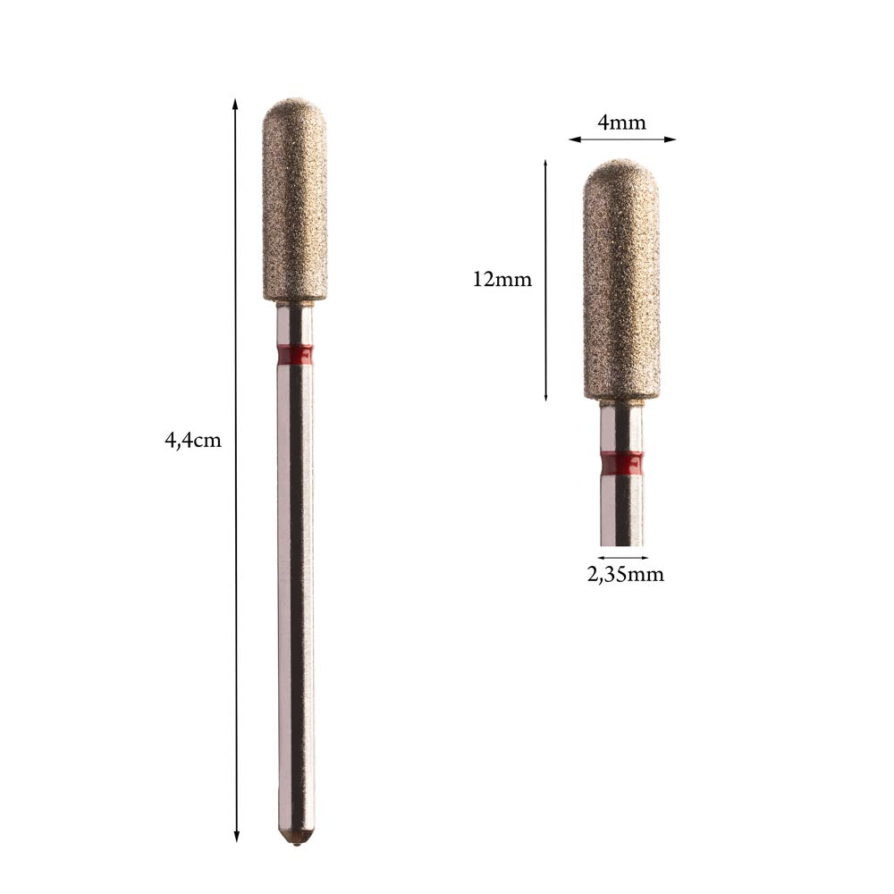 Microphone Diamond Bur 4mm Red/Blue