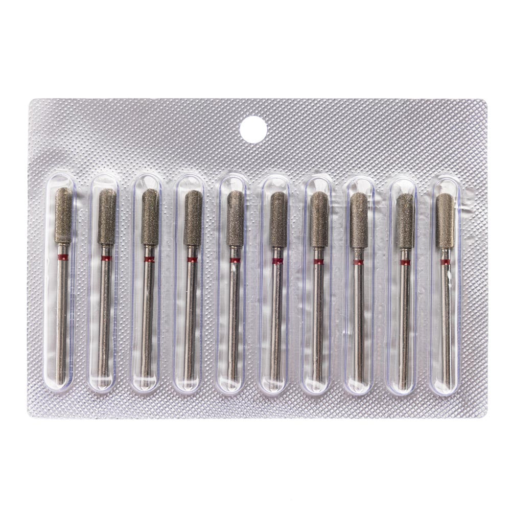 Microphone Diamond Bur 4mm Red/Blue