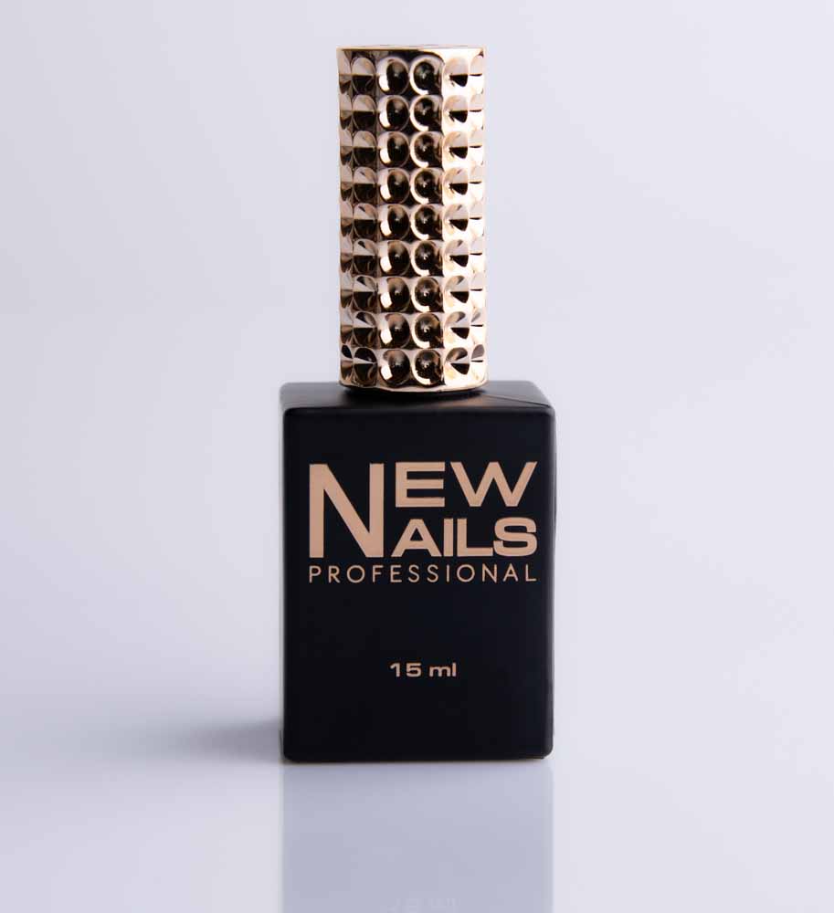 New Nails Professional Repair Base 15 ml bottle, hard acidic nail base with silk fibers for short nails