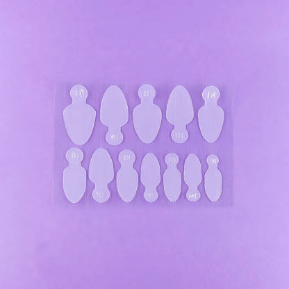 DNKa' Professional Nail Molds – Reusable Silicone French Tip Molds (36 pcs)