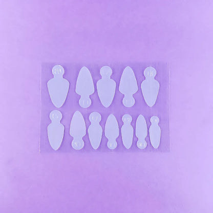DNKa' Professional Nail Molds – Reusable Silicone French Tip Molds (36 pcs)