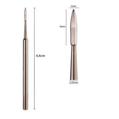 Drill Bit (XL) without abrasive for cleaning the cuticle