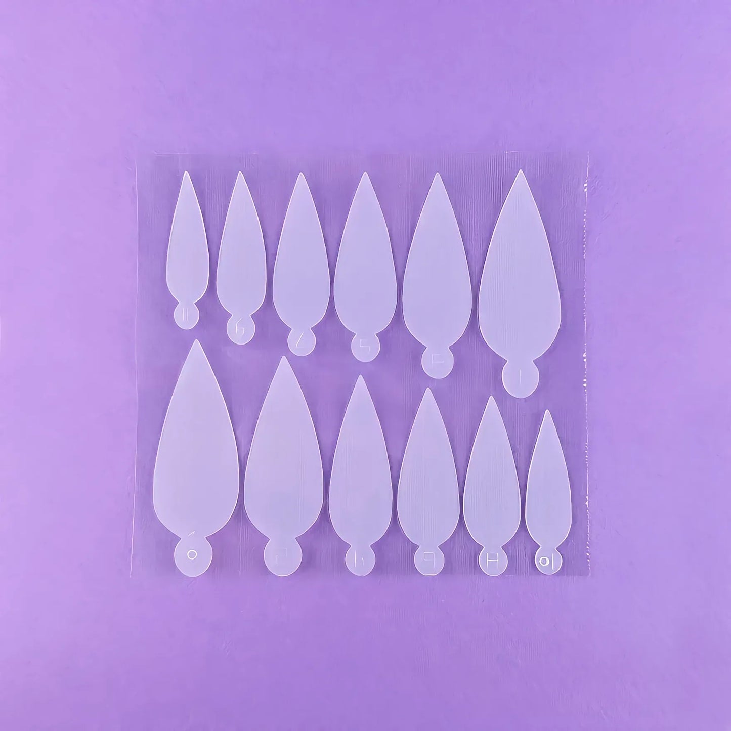 DNKa' Professional Nail Molds – Reusable Silicone French Tip Molds (36 pcs)