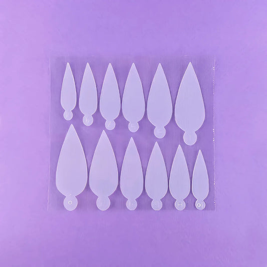 DNKa' Professional Nail Molds – Reusable Silicone French Tip Molds (36 pcs)