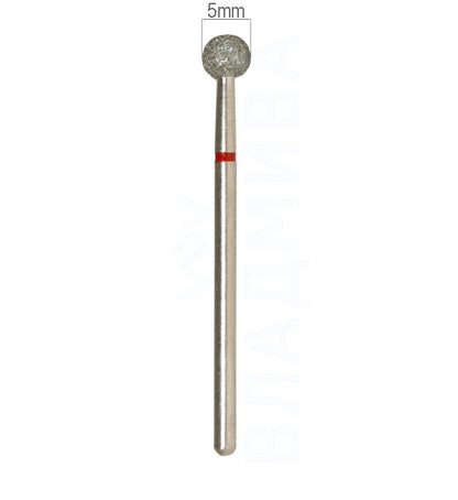 Diamond Ball Drill Bit 5mm Red/Blue (Vladmiva)