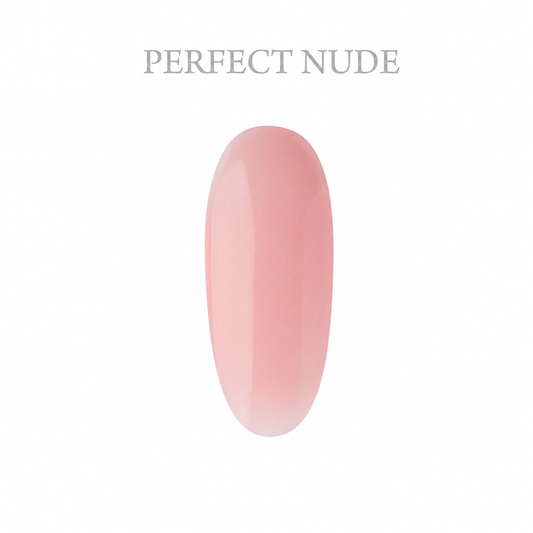 Perfect Nude color swatch of Builder Base Gel showing the natural nude camouflage finish by New Nails Professional