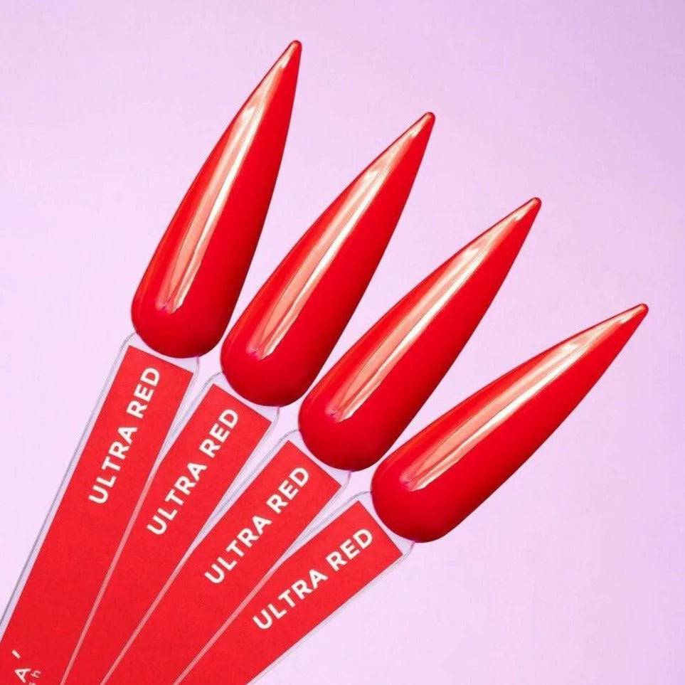 DNKa' Ultra Red Gel Polish Nail Tip Palette (4 Tips)