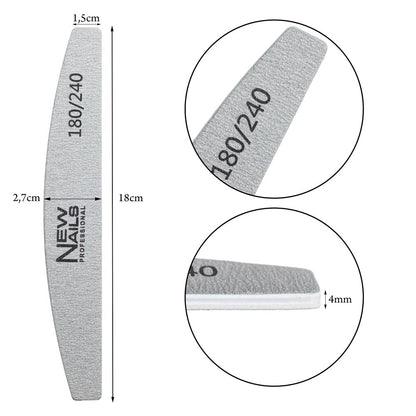 Crescent Files 180/240 grit, sponge base