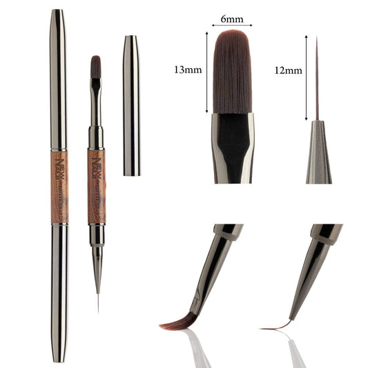 Double-sided brush, Cat's Tongue and Liner