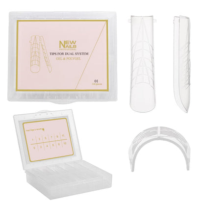Professional Dual System Nail Forms - 120pc