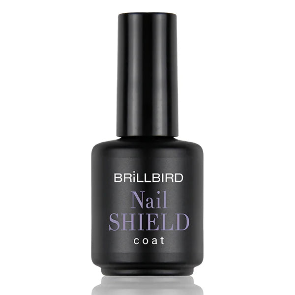 BrillBird Nail Shield professional protective nail treatment for natural fingernails and toenails.