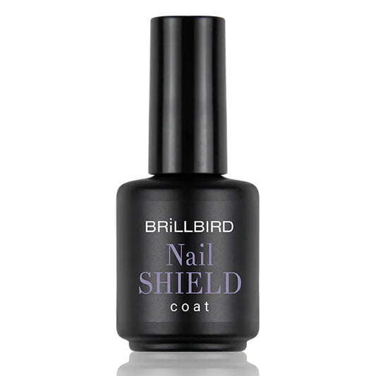 BrillBird Nail Shield professional protective nail treatment for natural fingernails and toenails.