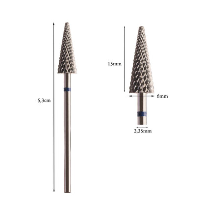 Carbide Milling Cutter / Drill Bit, Conical