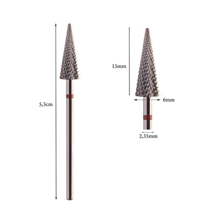 Carbide Milling Cutter / Drill Bit, Conical