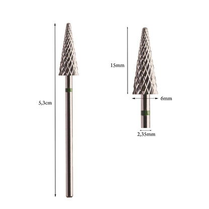 Carbide Milling Cutter / Drill Bit, Conical