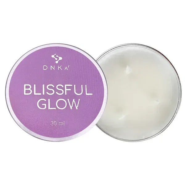 DNKa' Blissful Glow Massage Candle 30ml with jasmine and peony floral fragrance