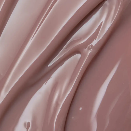 Close up texture of DNKa Builder Gel Charm 0005 soft nude pink professional builder gel