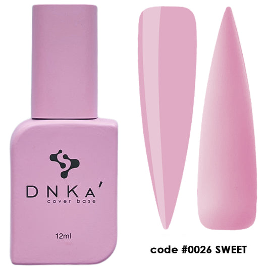 DNKa Cover Base 0026 Sweet soft pink milky self leveling rubber base