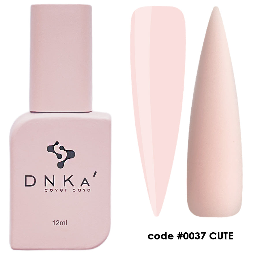 DNKa Cover Base 0037 Cute baby pink self leveling rubber base
