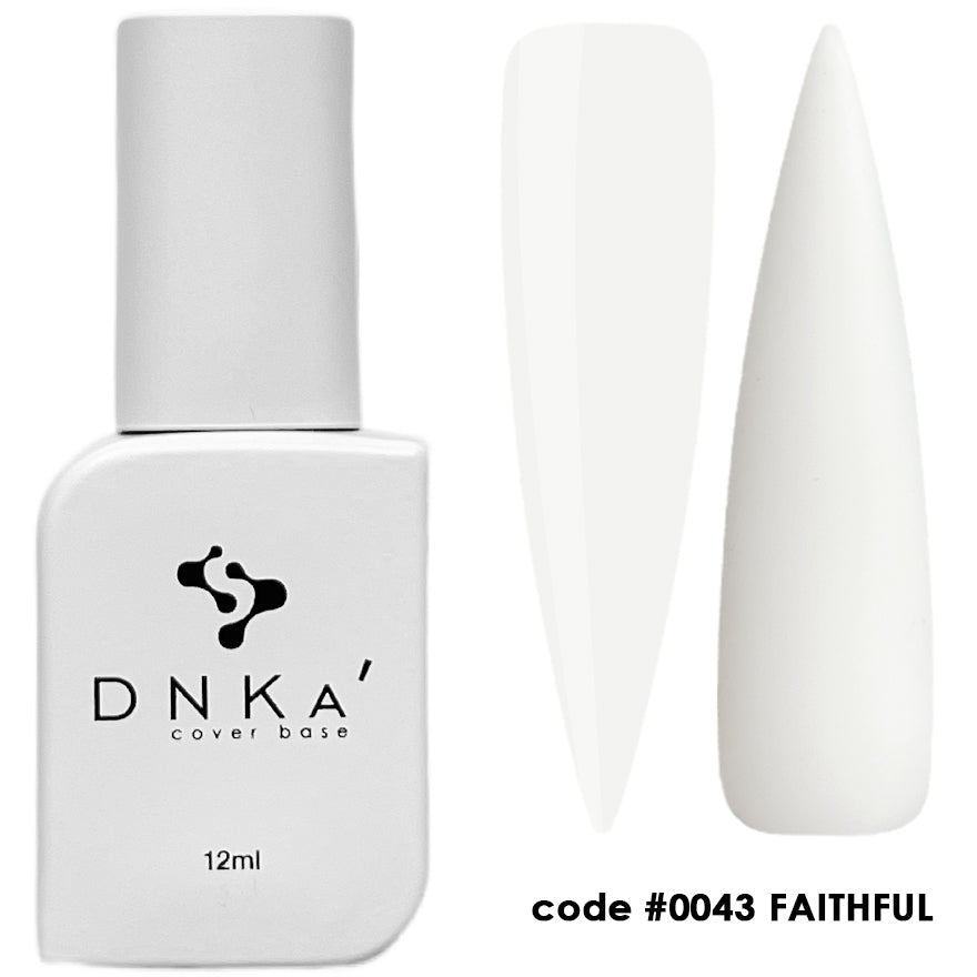 DNKa Cover Base 0043 Faithful opaque white self leveling rubber base