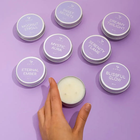 DNKa massage candle for professional hand care and manicure services