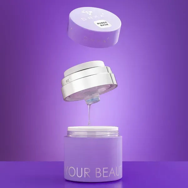 DNKa Rubber Base with Pump 30 ml pump packaging detail