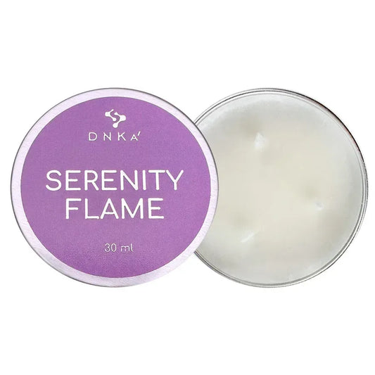 DNKa Serenity Flame massage candle 30ml for manicure pedicure and spa rituals