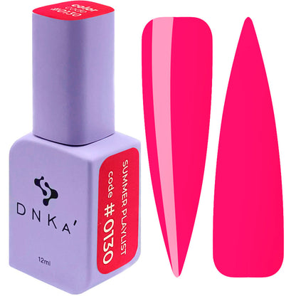 DNKa Summer Playlist 0130 Neon Rhythm bright neon pink gel polish
