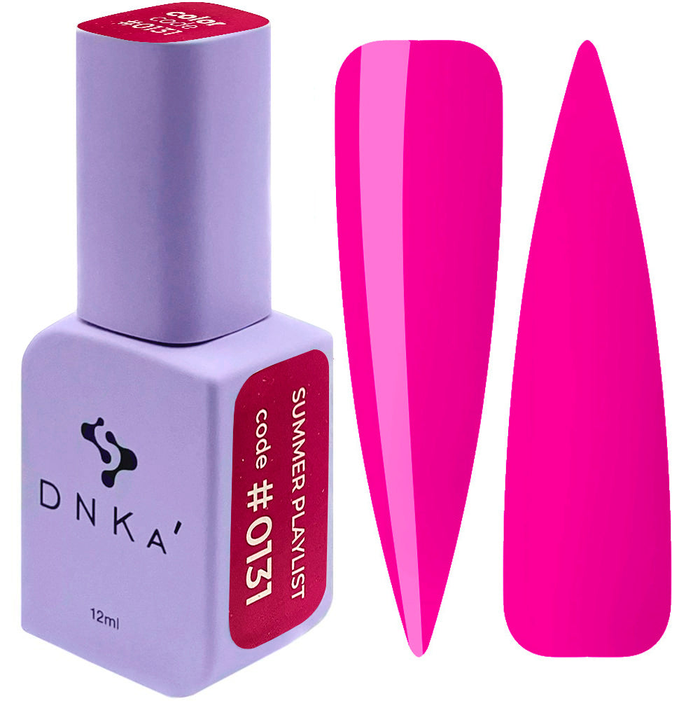 DNKa Summer Playlist 0131 Electric Fuchsia bold fuchsia gel polish nail color