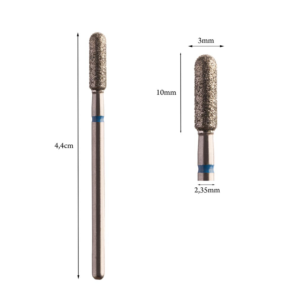 Microphone Diamond Bur 3mm Red/Blue