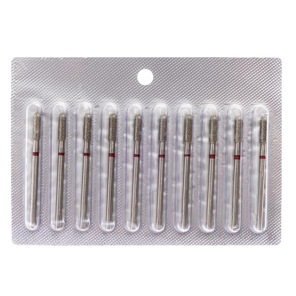 Microphone Diamond Bur 3mm Red/Blue