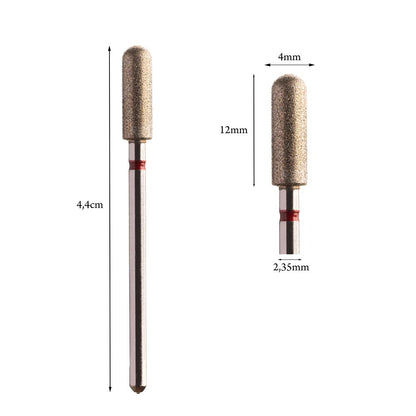 Microphone Diamond Bur 4mm Red/Blue
