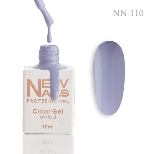 Lavender Fog gel polish NN-110 muted lavender nail color swatch